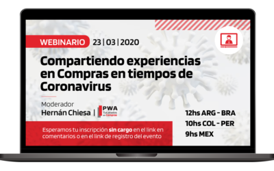 Compartiendo experiencias en Compras en tiempos de Coronavirus